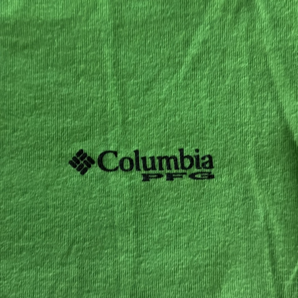 Columbia PFG Lime Green Shirt - Picture 3 of 6